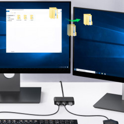Adaptor switch Ugreen USB 2 intrari - 3 iesiri negru (CM409) - Img 5