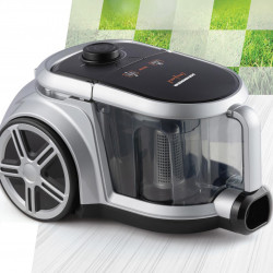 Aspirator fara sac Heinner, sistem ciclonic cu filtru HEPA 12, perie ECO, putere: 800W, putere de absorbtie: 160W, capacitate recipient praf: 2.5L, tub telescopic din metal, lungime cablu alimentare: 5m, culoare: gri - Img 4