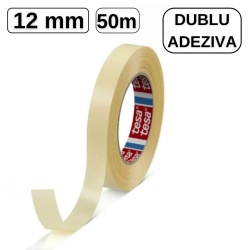 Banda dublu adeziva, 12 mm x 50 m, TESA