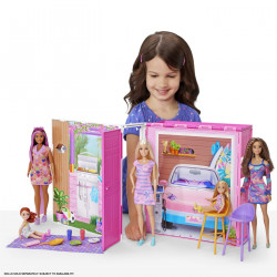 BARBIE CASA DE PAPUSI BARBIE CU 4 ZONE PLIABILA - Img 3