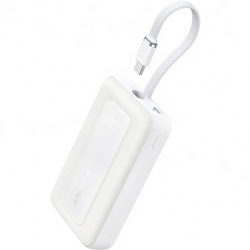 Baterie Externa Anker Zolo, 10000mAh, 30W, QC + PD, 1 x USB-A - 2 x USB-C, Alba A1688H21