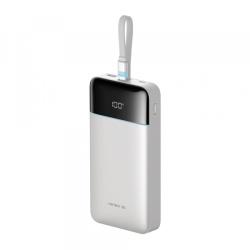 Baterie Externa Cuktech LPB252N, 25000mAh, 120W, QC + PD, 1 x USB-A - 2 x USB-C, Alba