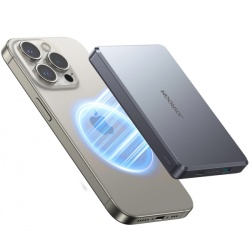 Baterie Externa Wireless Joyroom JR-PBM08 Pro, 10000mAh, 22.5W, PD + FQI, 1 x QI - 2 x USB-C, Gri