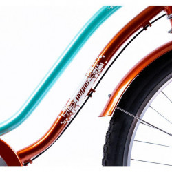 Bicicleta Pegas Strada 2, 26 inch, cadru aluminiu, maro/verde - Img 4