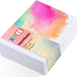 Bloc Hârtie pentru Acuarelă XREE, 120 Coli, 300 g/m², 12,7 × 17,8 cm, pentru Pictură și Desen