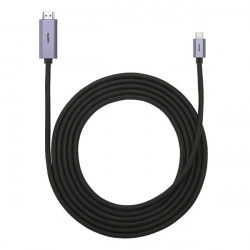 Cablu adaptor Baseus High Definition Series USB tip C - HDMI 2.0 4K 60Hz 3m negru (WKGQ010201)