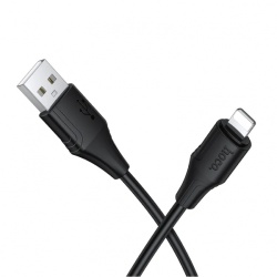 Cablu Date si Incarcare USB-A - Lightning HOCO X124, 18W, 1m, Negru