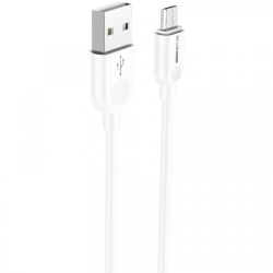 Cablu Date si Incarcare USB-A - microUSB BLUE Power BM2BX14 LinkJet, 18W, 2m, Alb