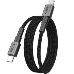 Cablu Date si Incarcare USB-C - USB-C Tech-Protect Ultraboost DNA MagTwist, 100W, 2m, Gri