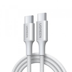 Cablu Date si Incarcare USB-C - USB-C UGREEN L501, 60W, 1m, Gri