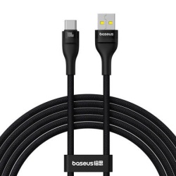 Cablu de incarcare Baseus Flash 2 USB la USB-C 100W, 2m (negru) - Img 2