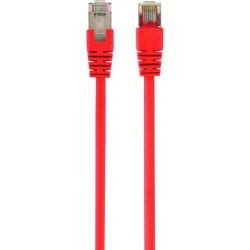 Cablu FTP GEMBIRD Cat6, cupru-aluminiu, 0.25 m, rosu, AWG26, ecranat PP6-0.25M/R