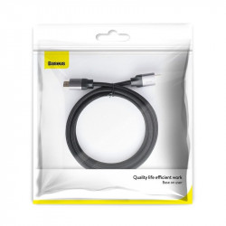 Cablu HDMI la HDMI Baseus Enjoyment Series 4K, 2m Dark gray - Img 2