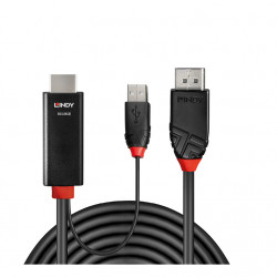Cablu Lindy 1m HDMI la DisplayPort - Img 2