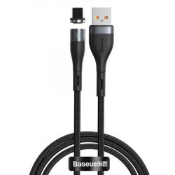 Cablu magnetic USB - Lightning Baseus Zinc 2.4A 1m (gri-negru)