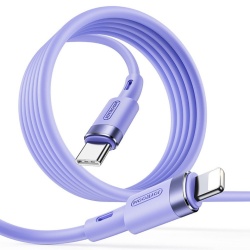 Cablu pentru incarcare si transfer de date Joyroom S-1224N9, USB Type-C/Lightning, PD 20W, 1.2m, Mov - Img 4