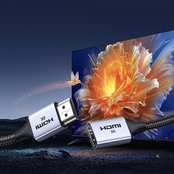 Cablu Ugreen HD165 HDMI (masculin) / HDMI (femei) 8K 0,15 m - gri - Img 3