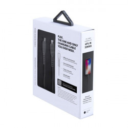 Cablu UNIQ MFI Flex USB-C la Lightning 18W - gri, 1.2 m - Img 6
