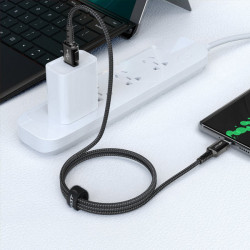 Cablu USB Acefast - USB tip C 1,2 m, 3 A negru (C1-04 negru) - Img 3