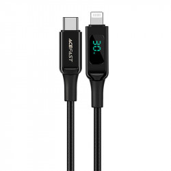 Cablu USB-C la Lightning Acefast C6-01, 30 W, MFi, 1,2 m (negru) - Img 2