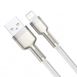Cablu USB la Lightning Baseus Cafule, 2.4A, 1m (white) - Img 2