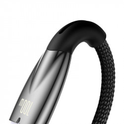 Cablu USB pentru seria USB-C Baseus Glimmer, 100W, 2m (negru) - Img 4