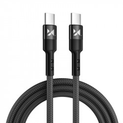 Cablu Wozinsky USB Tip C - USB Tip C Power Delivery 18W 1m negru (WUC-PD-CC1B)
