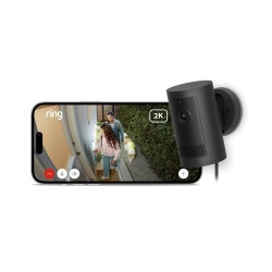 Camera de exterior Ring Plus plug in, neagra - Img 9
