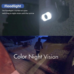 Camera de supraveghere wireless Xiaomi IMILAB EC5 Floodlight Alb, 2K, 3MP, 360, Iluminare smart, Night vision color, Detectare oameni, IP66 - Img 4