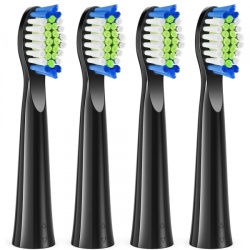 Capat Rezerva SDD2 pentru Periuta Electrica Bitvae D2, Set 4 bucati, Negru
