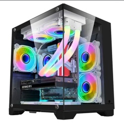 Carcasa 1STPLAYER Gaming MV5 TP BLACK