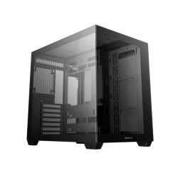 CARCASA DeepCool "CG530", middle tower, gaming, fara sursa, suporta 14xfan, , PSU shroud, USB 2.0 x 1, USB 3.2 gen1 x 2, audio+mic, 7 sloturi expansiune, negru, "R-CG530-BKNDA0-G-1" (timbru verde 0.32lei)