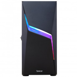 Carcasa Spacer Gaming THUNDER, Mid-Tower, fara sursa, ATX, Black - Img 2