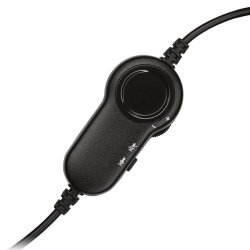 Casti cu microfon Logitech H151, negru