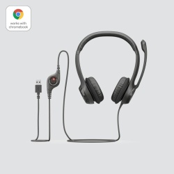 Casti Logitech H390 cu microfon, negru - Img 8
