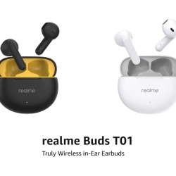 Casti Realme Buds T01, White - Img 2