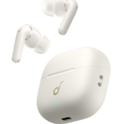 Casti True Wireless, In-Ear, Anker Soundcore P42i, Adaptive ANC, Autonomie 56 ore, LDAC, IP55, Bluetooth 6.1, Alb