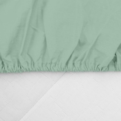 CEARCEAF PAT CU ELASTIC 180X200 CM VERDE - Img 3