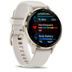 Ceas Garmin Venu 3S, Ivory/ Soft Gold - Img 9