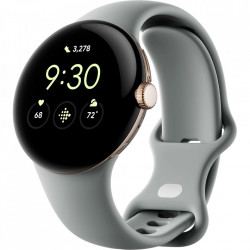 Ceas Smartwatch Google Pixel Watch, GPS, Champagne Gold Stainless Steel Case, Hazel Active band - Img 2