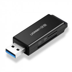 Cititor carduri de memorie UGREEN CM104 SD/microSD USB 3.0 (black)