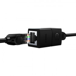Conector de retea Baseus AirJoy Series RJ-45 Conector cablu Ethernet 1 buc - negru - Img 6