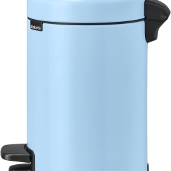 Coș de gunoi cu pedală Brabantia NewIcon, capacitate 5L, închidere silențioasă Soft-Close, găleată interioară detașabilă, Dreamy Blue (Albastru) - Img 7