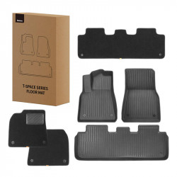 Covoras auto din 6 piese pentru Tesla Baseus T-Space Series (negru)