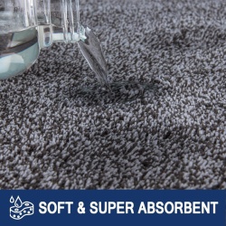 Covoraș de Intrare pentru Reținerea Murdăriei și Umezelii Typec Home 60 x 90 cm, Bază Cauciucată Antiderapantă TPR, Profil Subțire cu Margini Ranforsate, Lavabil la Mașină, pentru Hol, Ușă Intrare, Bucătărie și Baie - Img 4