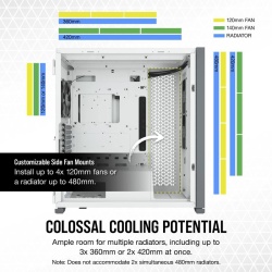 CR Case 7000D AIRFLOW Full-Tower White - Img 9