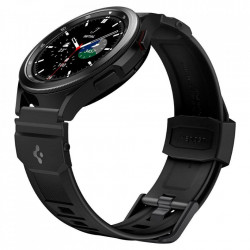Curea ceas SPIGEN RUGGED BAND GALAXY 4/4 CLASSIC / ACTIVE 2 / HUAWEI WATCH GT 2 42 MM NEGRU MAT - Img 5