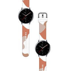 Curea de schimb Moro pentru Samsung Galaxy Watch 46mm silicon camo negru (5)