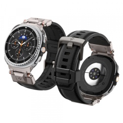 Curea Spigen DuraPro Armor pentru Samsung Galaxy Watch9 / Watch8 / Watch8 Classic Series, Gri AMP10118