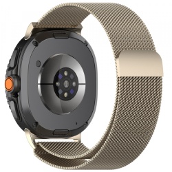 Curea Techsuit W009 pentru Samsung Galaxy Watch 8 Classic / Watch8 44mm / Watch 8 40mm, Bej